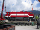 Arrival of the new diesel locomotive, May 2012