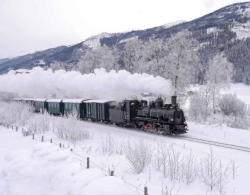 Winterdampfzugfahrten der Pinzgauer Lokalbahn